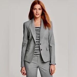 Banana Republic Light Gray Women's Blazer